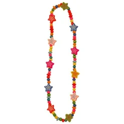 Wooden Bead Necklace<Party Delights New