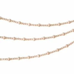Wooden Beads Garland - 3M<Party Delights Clearance