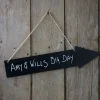 Wooden Chalkboard Arrow Sign - 50Cm<Party Delights Best