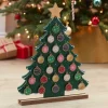 Party Delights Christmas Party Accessories<Wooden Christmas Tree Advent Calendar - 46Cm