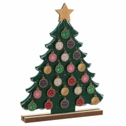 Party Delights Christmas Party Accessories<Wooden Christmas Tree Advent Calendar - 46Cm