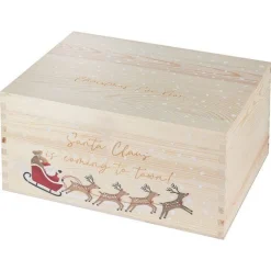 Party Delights Christmas Eve Boxes<Wooden Customisable Christmas Eve Box