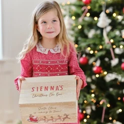 Party Delights Christmas Eve Boxes<Wooden Customisable Christmas Eve Box