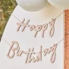 Wooden Happy Birthday Bunting<Party Delights Clearance