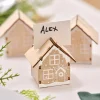 Party Delights Tableware<Wooden House Place Card Holders (6Pk)
