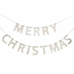Wooden Merry Christmas Banner - 1.5M<Party Delights