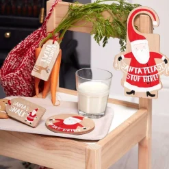 Party Delights Christmas Party Accessories<Wooden Santa & Friends Christmas Eve Kit