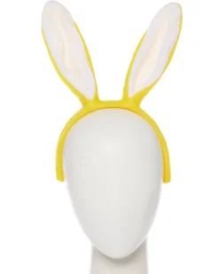 Yellow Bunny Ears Headband<Party Delights New