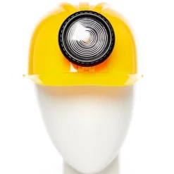Yellow Construction Helmet With Light<Party Delights