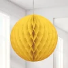 Yellow Honeycomb Ball Decoration - 20Cm<Party Delights Online
