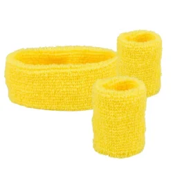 Yellow Sweatband Accessory Kit<Party Delights Sale