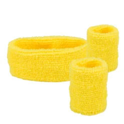 Yellow Sweatband Accessory Kit<Party Delights Sale