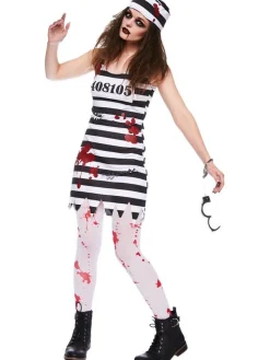 Women's Party Delights Women's<Zombie Convict - Adult Costume