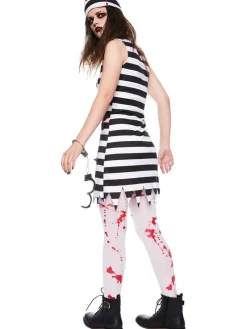 Women's Party Delights Women's<Zombie Convict - Adult Costume