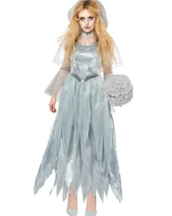 Women's Party Delights Women's<Zombie Ghost Bride - Adult Costume