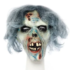 Zombie Mask With Hair<Party Delights Online