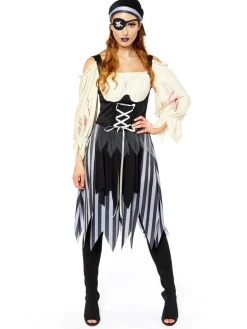 Women's Party Delights Women's<Zombie Pirate - Adult Costume