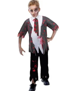 Kids' Party Delights Kids'<Zombie School Boy - Child Costume